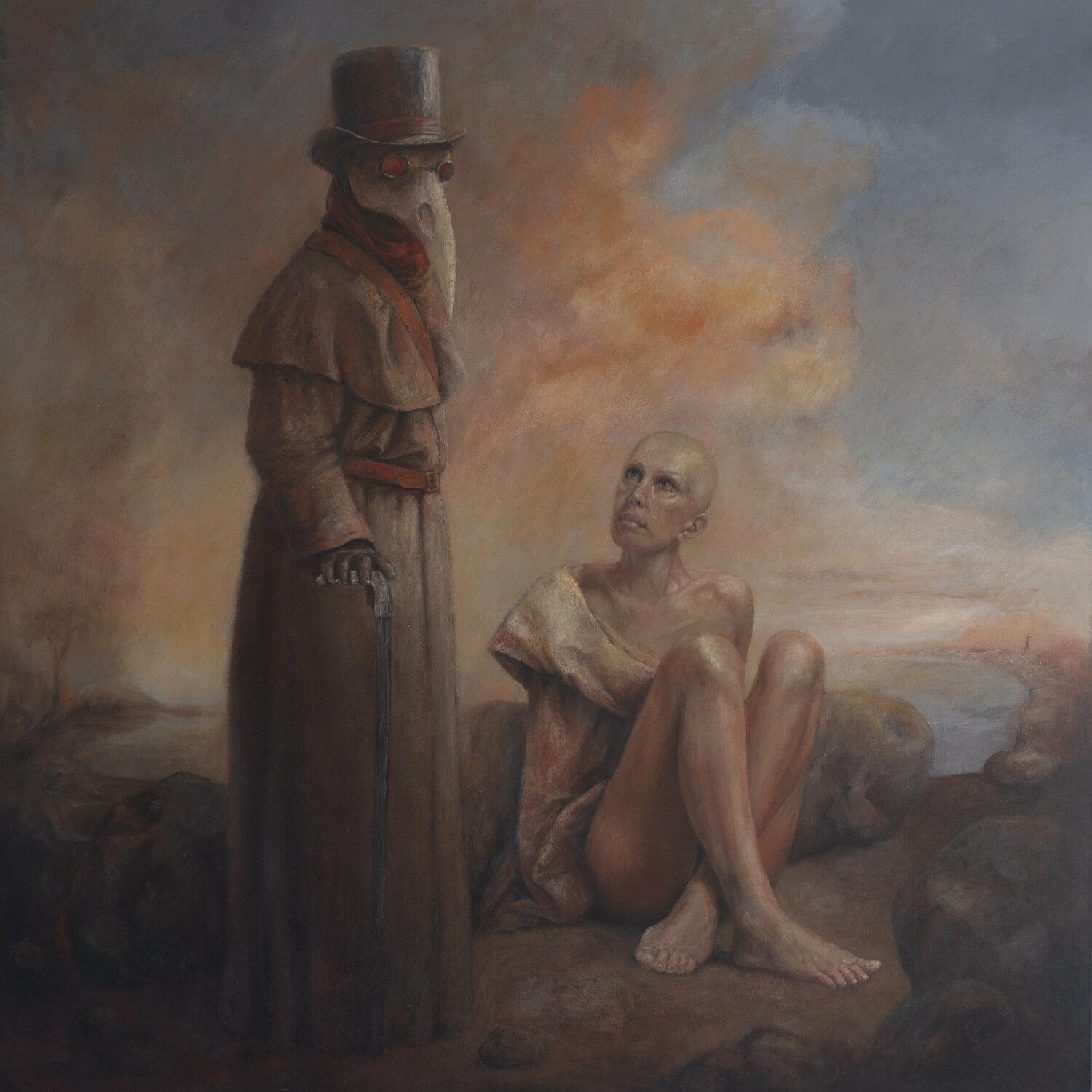 I Will Be Near Oleg Radvan Original painting for sale