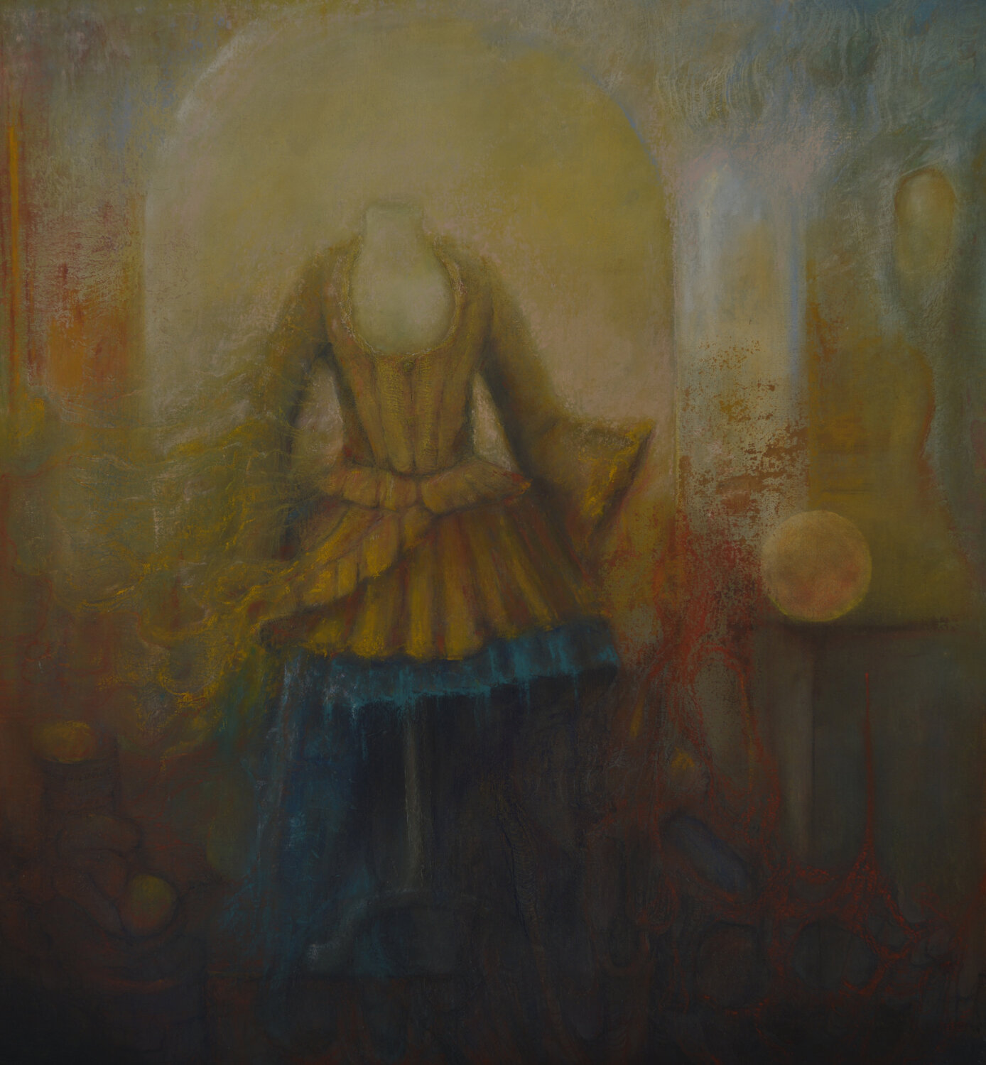 Fashion manikin Oleg Radvan Original painting for sale
