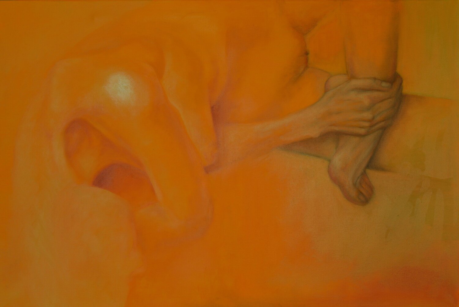 Orange Oleg Radvan Original painting for sale