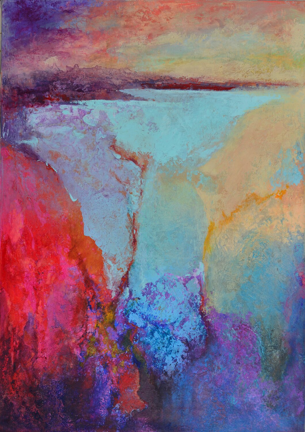 April landscape Oleg Radvan Original painting for sale