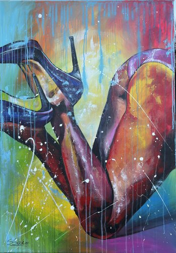 Stilettos by Sabrina Seck, Painting for Sale on Select