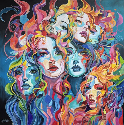 Hydra XIII by Sabrina Seck, Painting for Sale on Select