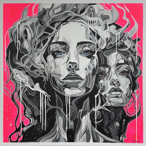 Hydra 01 BW by Sabrina Seck, Painting for Sale on Select