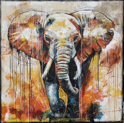 little Kibo by Sabrina Seck, Painting for Sale on Select