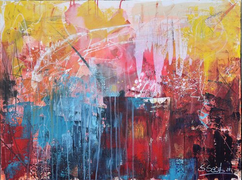 hinterm Horizont by Sabrina Seck, Painting for Sale on Select