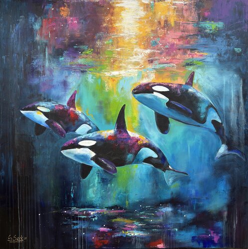 in freedom by Sabrina Seck, Painting for Sale on Select