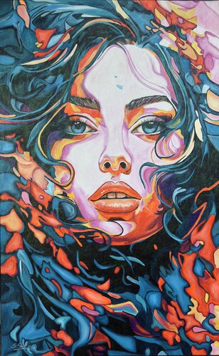 Hydra Evolution III by Sabrina Seck, Painting for Sale on Select