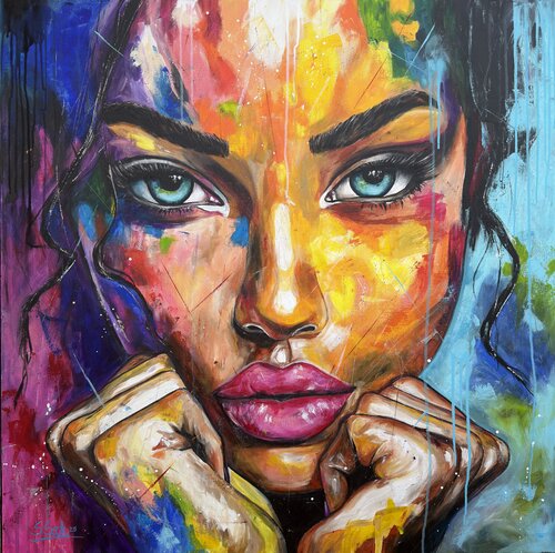 I feel... by Sabrina Seck, Painting for Sale on Select