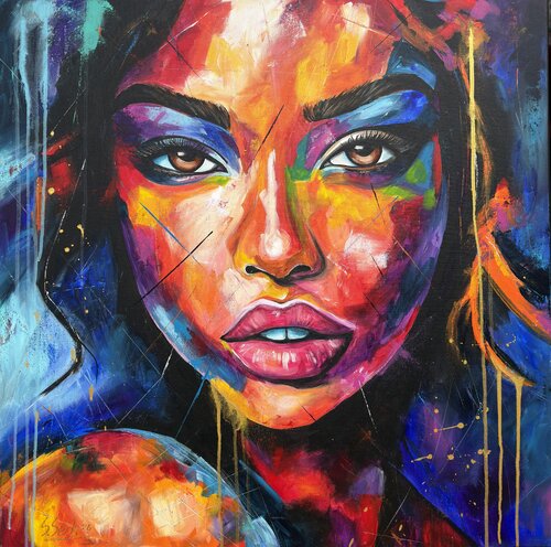 african soul by Sabrina Seck, Painting for Sale on Select