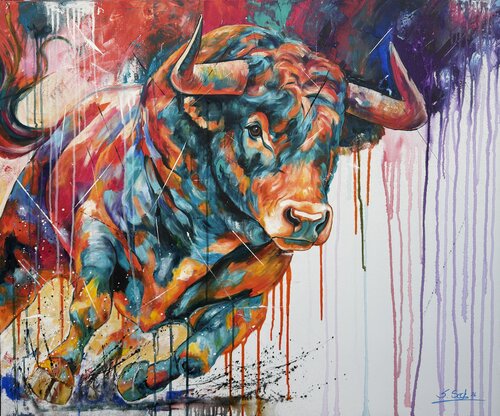 Mithras by Sabrina Seck, Painting for Sale on Select