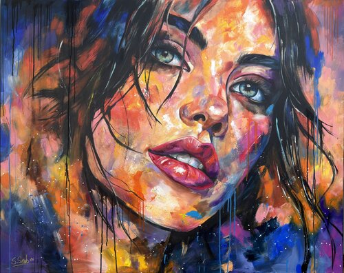 only a human by Sabrina Seck, Painting for Sale on Select