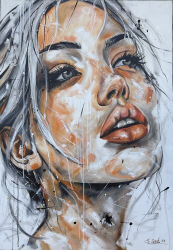 time is fleeting by Sabrina Seck, Painting for Sale on Select