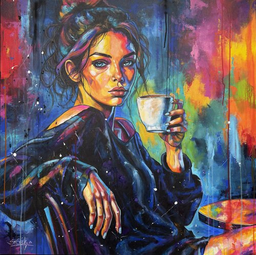 ME time by Sabrina Seck, Painting for Sale on Select
