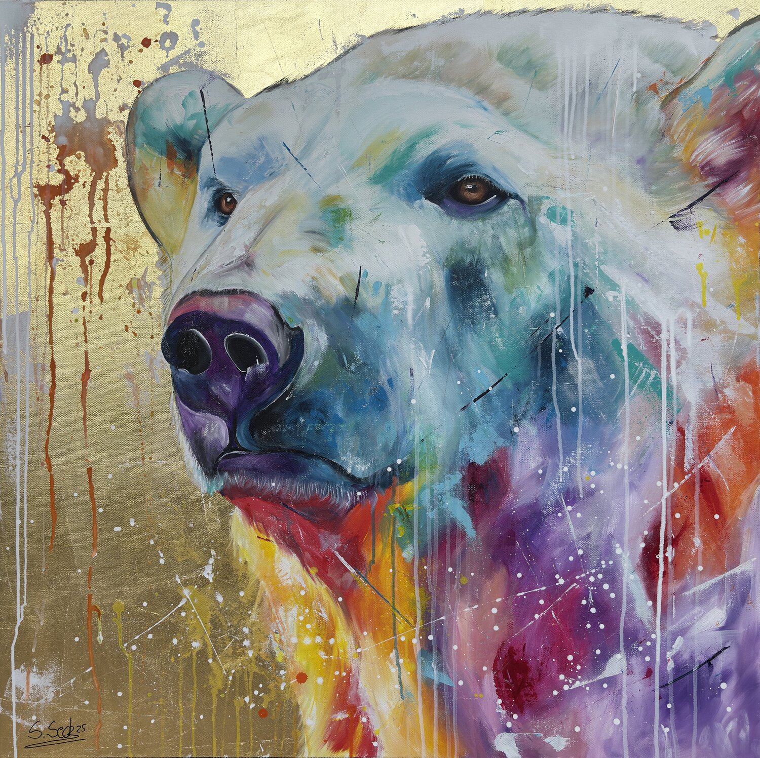 Nanuk Sabrina Seck Original painting for sale
