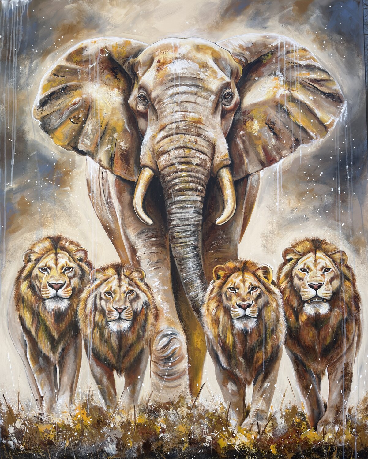 kings Sabrina Seck Original painting for sale