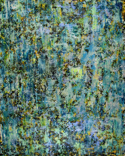 Prismatic moss forest by Nestor Toro, Painting for Sale on Select