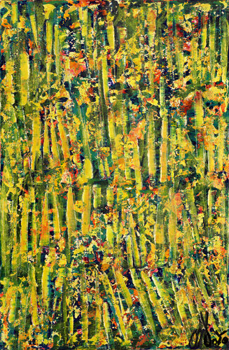 Barefoot trees by Nestor Toro, Painting for Sale on Select
