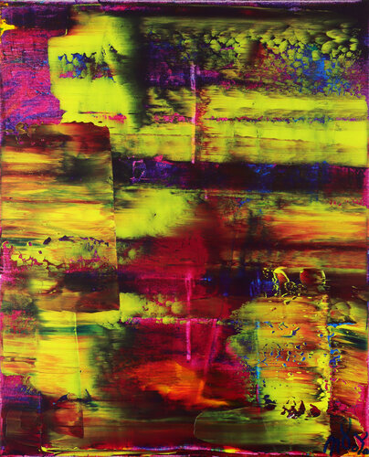 Prismatic Inferno: Echoes of Raw Energy by Nestor Toro, Painting for Sale on Select