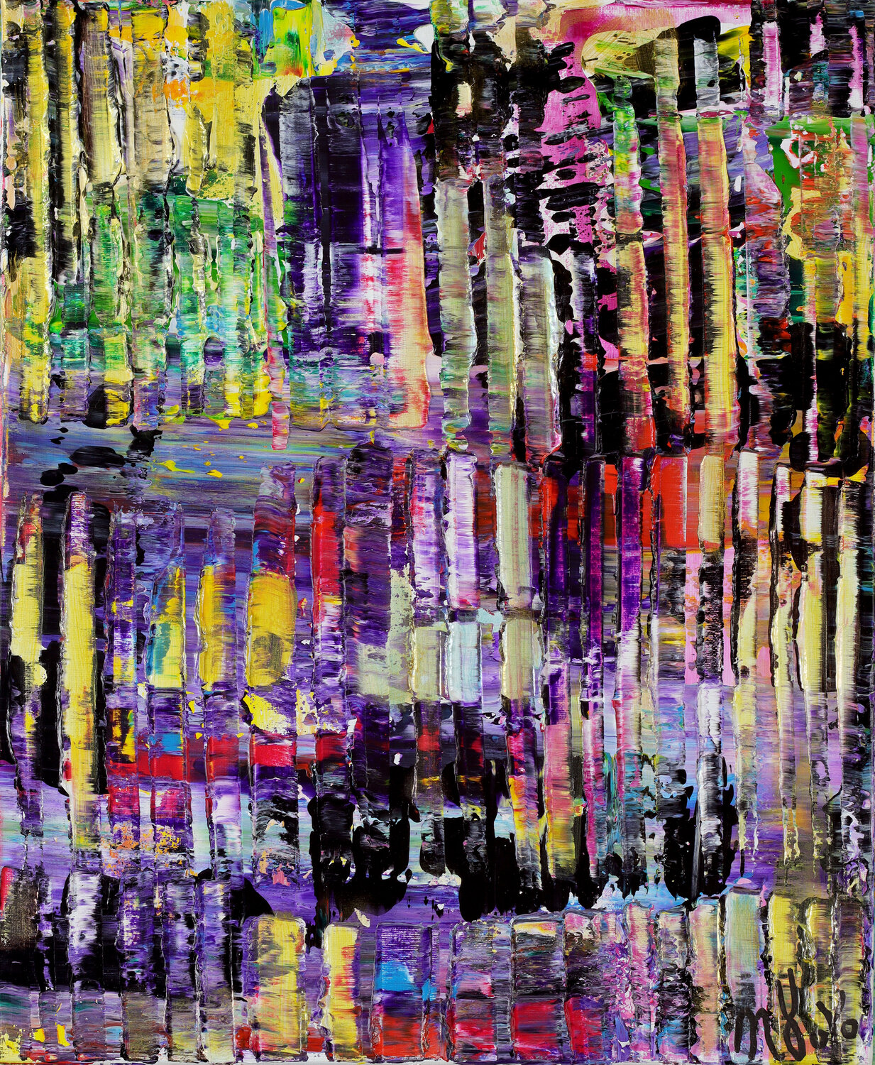 Summer electric 2 Nestor Toro Original painting for sale