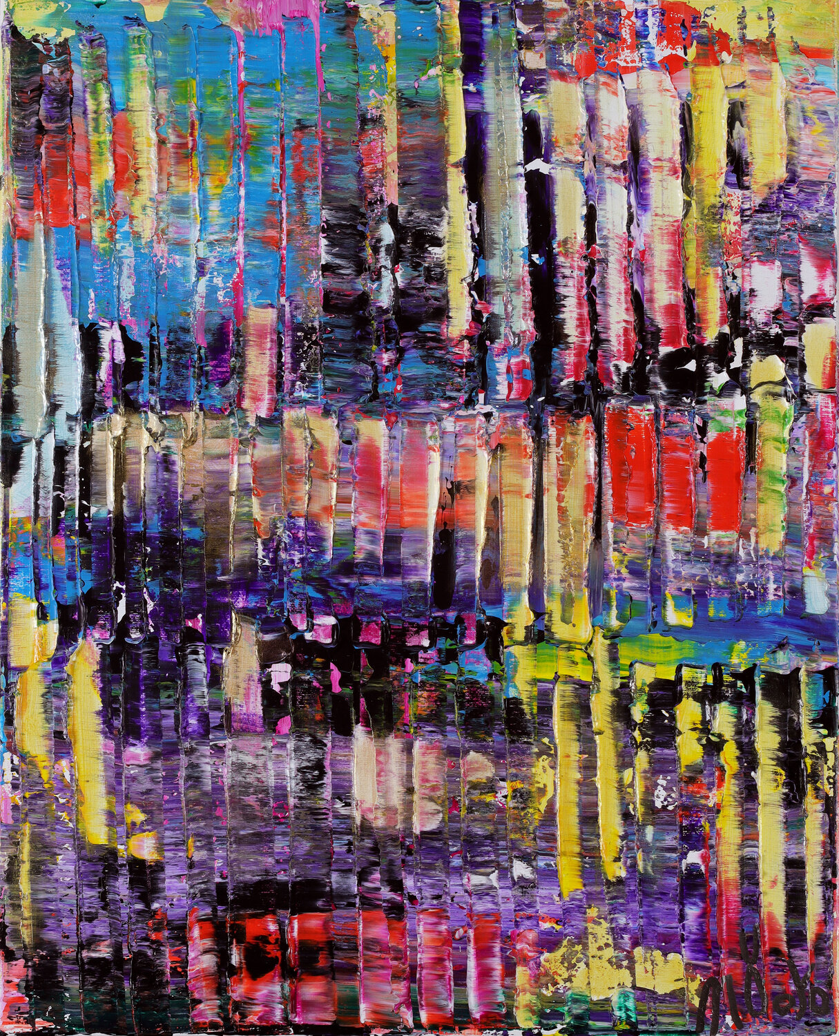 Summer electric 3 Nestor Toro Original painting for sale