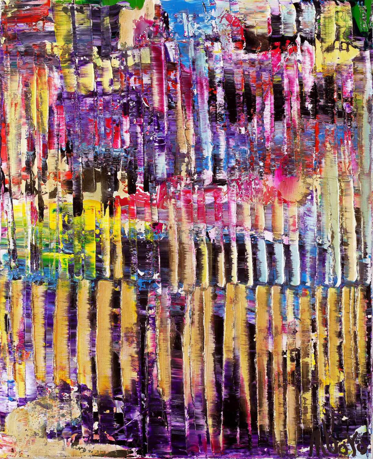 Summer electric 4 Nestor Toro Original painting for sale