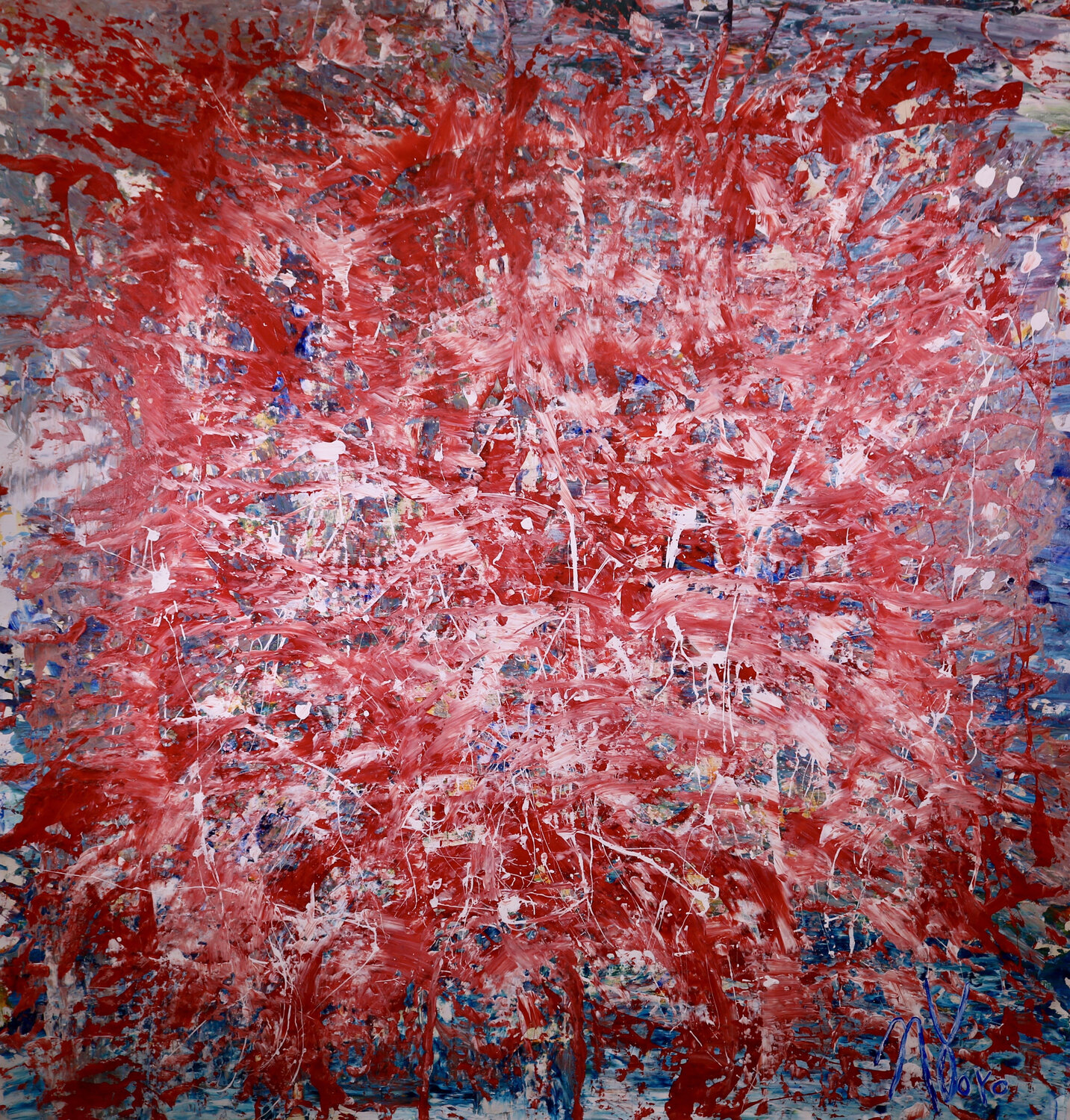 The Truth Particles Nestor Toro Original painting for sale