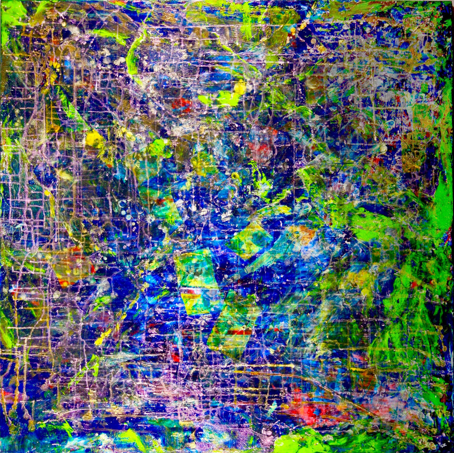 Rainforest dream 3 Nestor Toro Original painting for sale