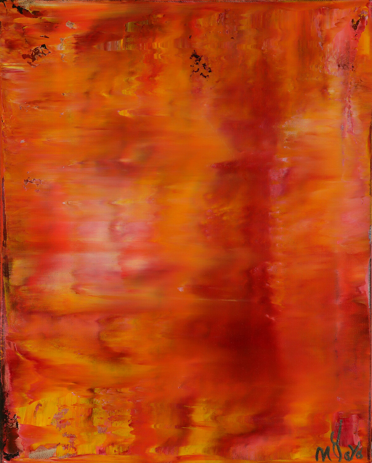 Primal smile Nestor Toro Original painting for sale
