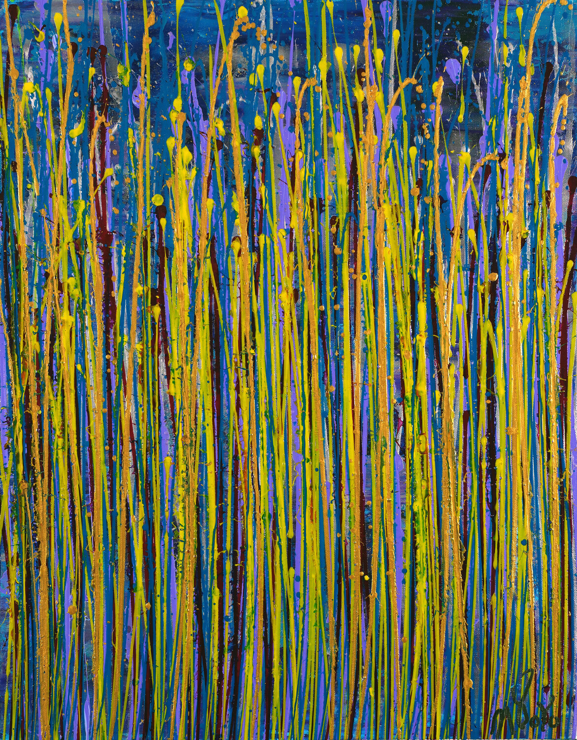 Truth garden (Leaning right) 1 Nestor Toro Original painting for sale