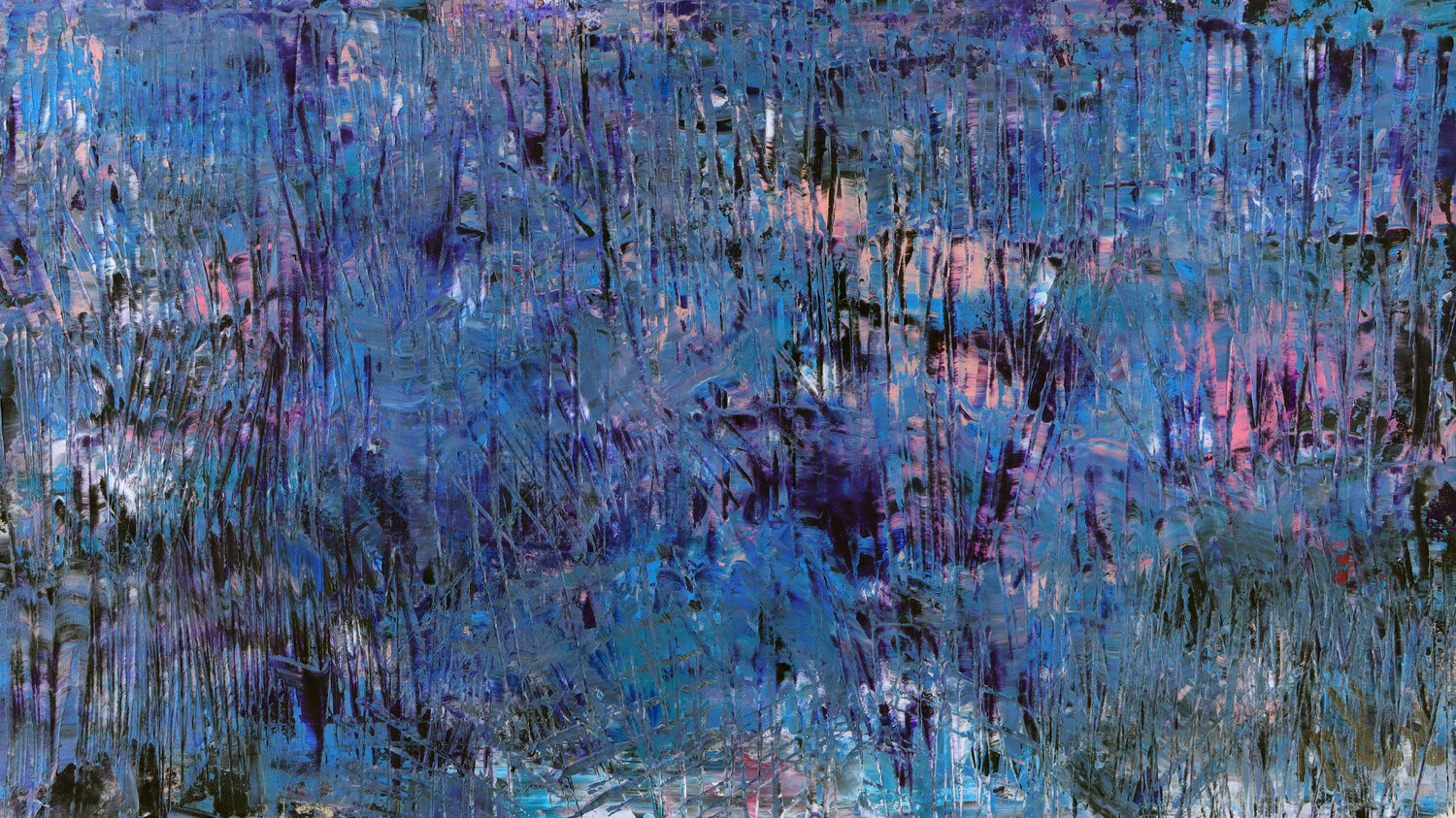 Enchanted Azure Veil Nestor Toro Original painting for sale