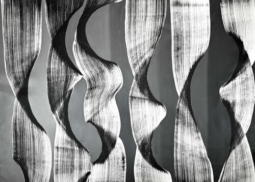 Elastic thoughts by Sumit Mehndiratta, Painting for Sale on Select