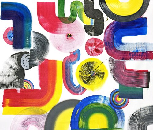 Simply CMYK by Sumit Mehndiratta, Painting for Sale on Select