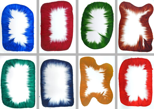 Eight cycles by Sumit Mehndiratta, Painting for Sale on Select