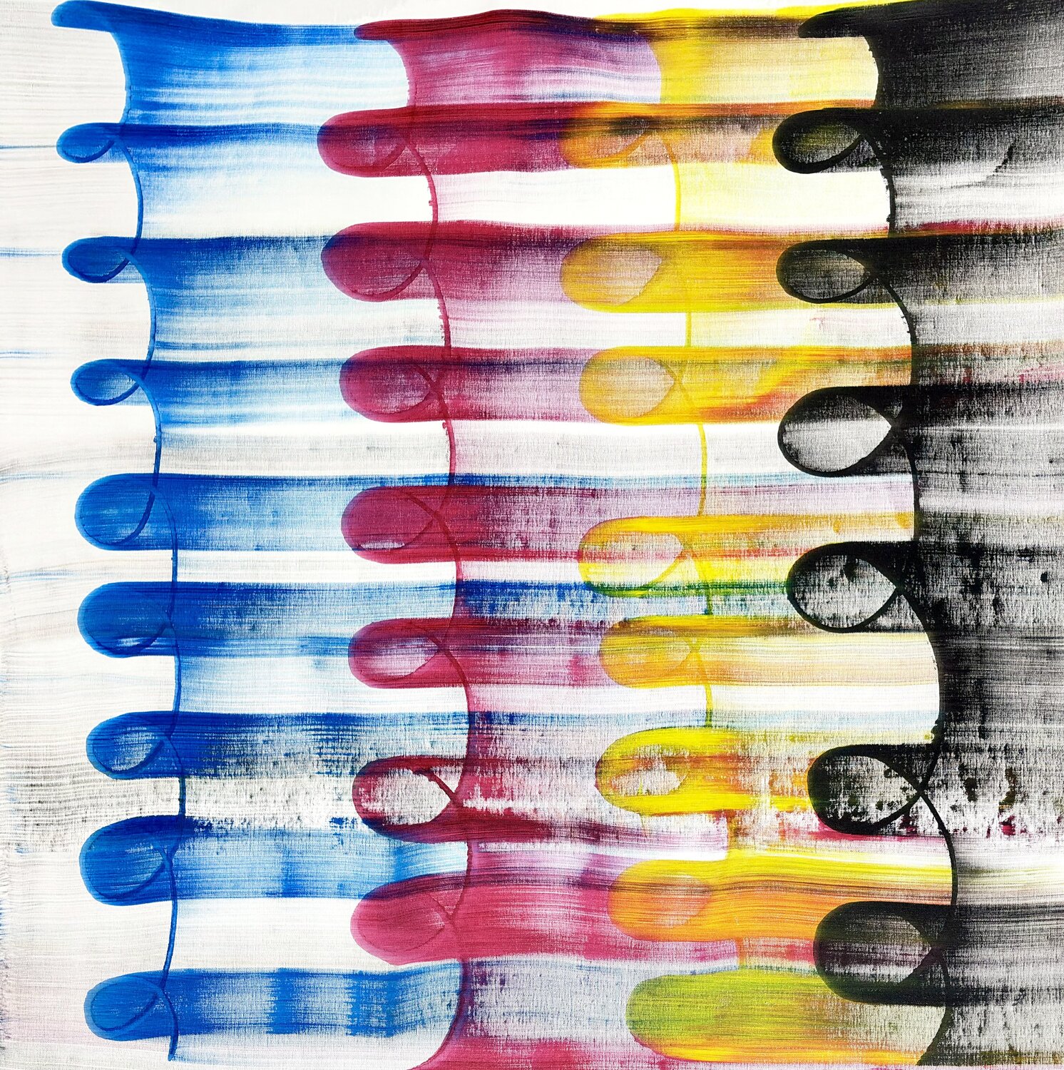 Unclear, but clear Sumit Mehndiratta Original painting for sale