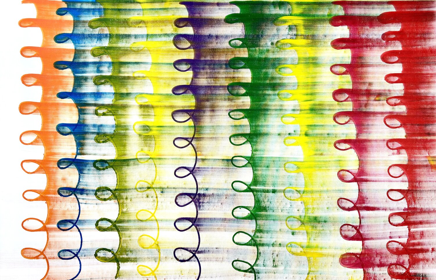 A spectrum Sumit Mehndiratta Original painting for sale