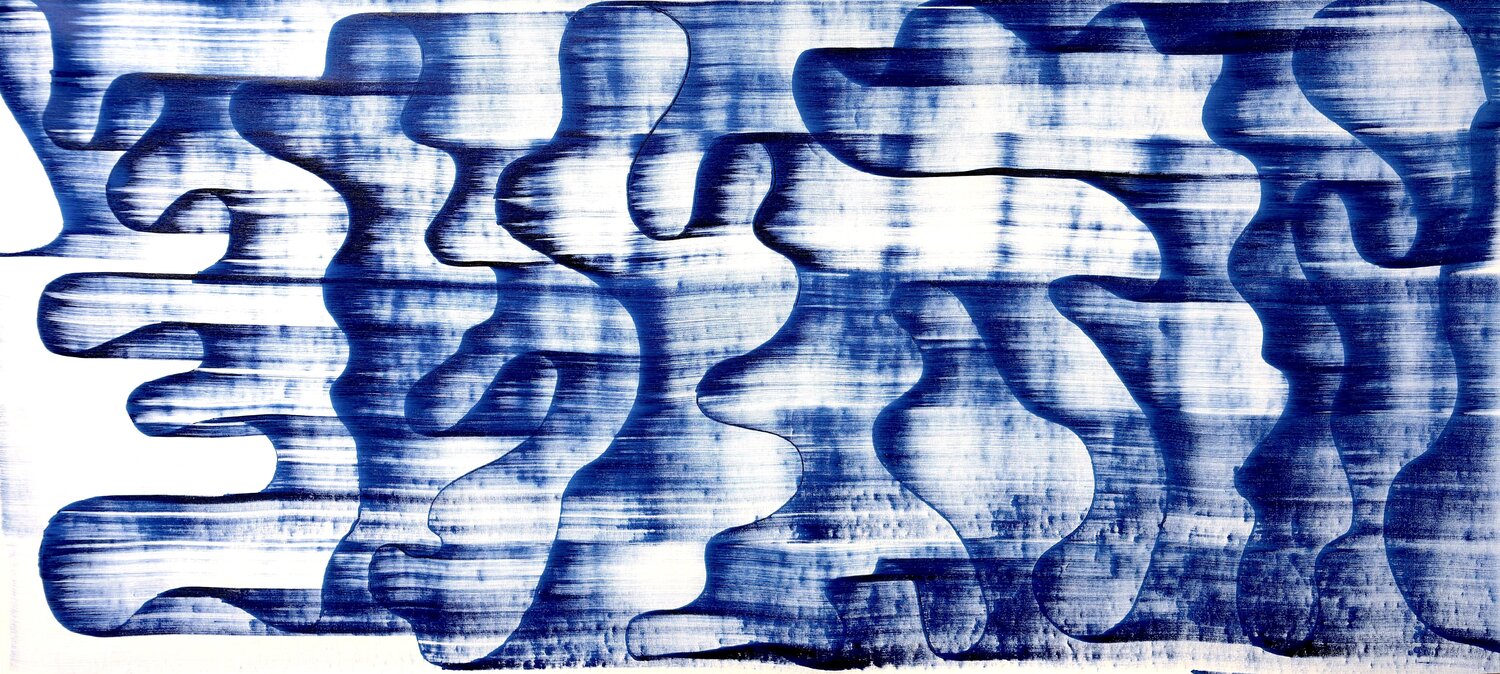 Mediterranean waves Sumit Mehndiratta Original painting for sale