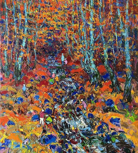 The walk von Andrey Chebotaru, Malerei kaufen auf Select