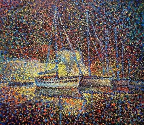Nighttime Kotor von Andrey Chebotaru, Malerei kaufen auf Select