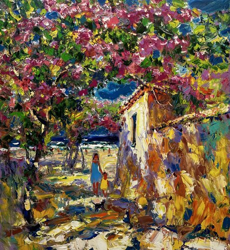 Sunny Marmaris by Andrey Chebotaru, Painting for Sale on Select