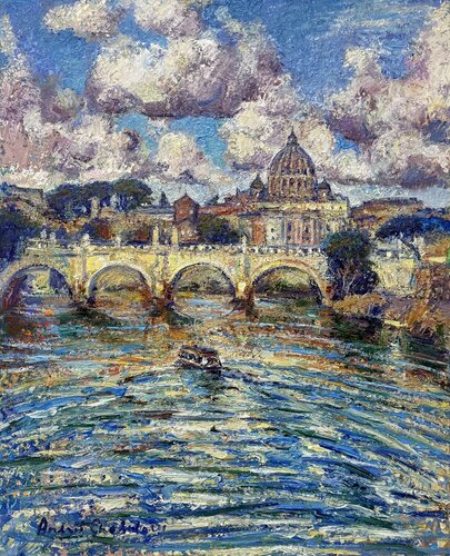 Roman symphony by Andrey Chebotaru, Painting for Sale on Select