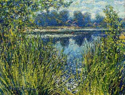 Melody of water by Andrey Chebotaru, Painting for Sale on Select
