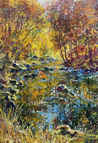 Poetry of the forest by Andrey Chebotaru, Painting for Sale on Select