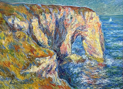 Guardians of the sea. Étretat von Andrey Chebotaru, Malerei kaufen auf Select