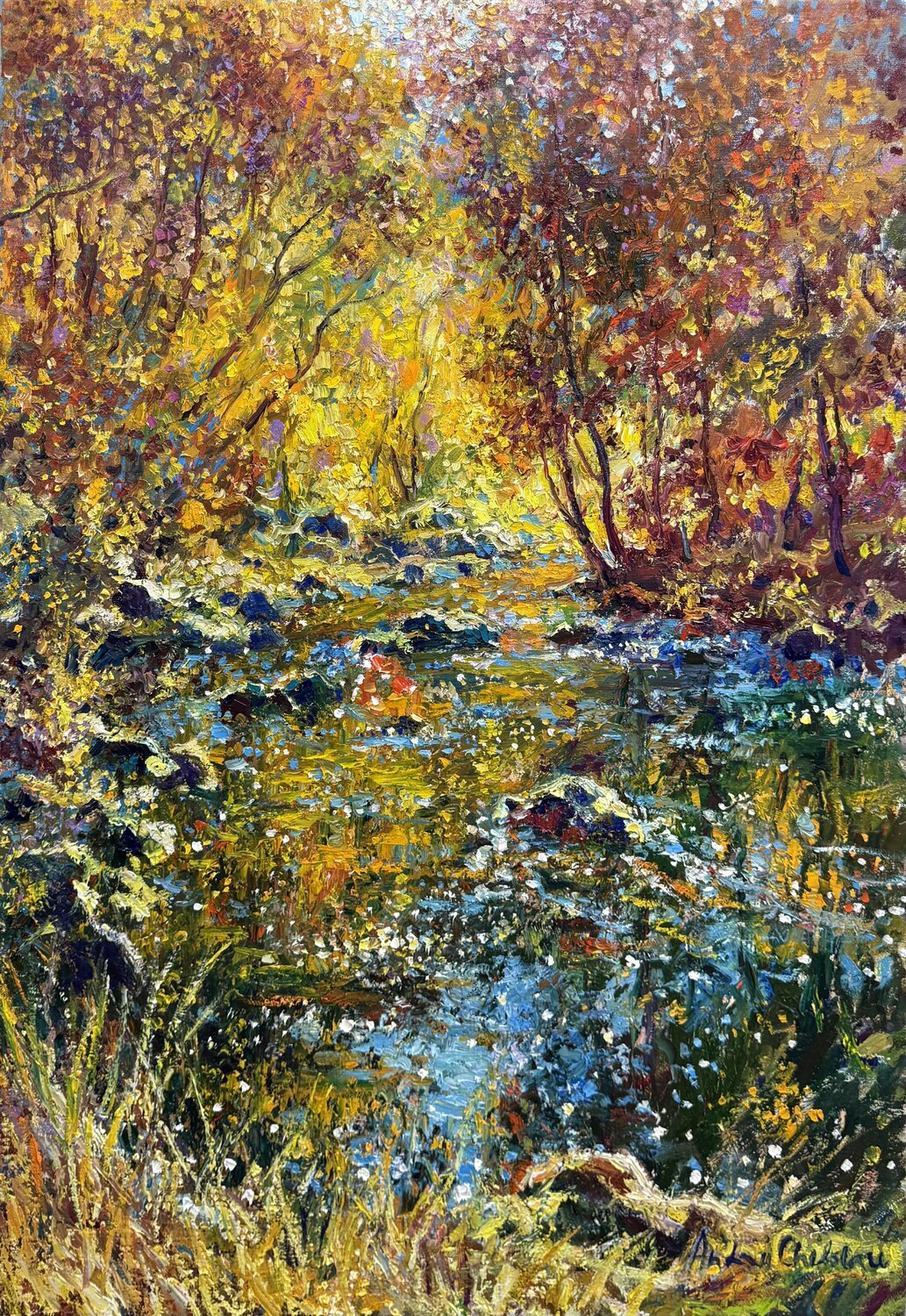 Poetry of the forest Andrey Chebotaru Original painting for sale