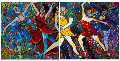 Celebration by Gabriel Jideonwor, Painting for Sale on Select