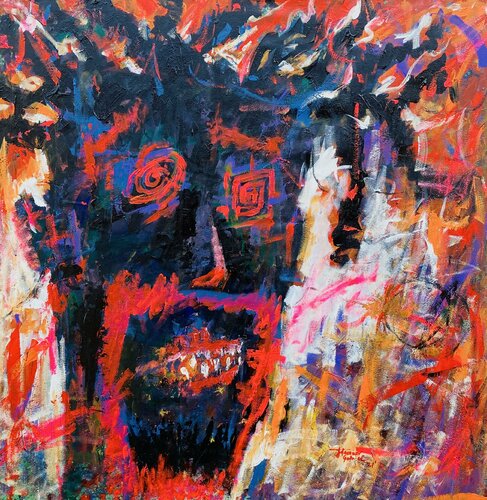 One Wish by Gabriel Jideonwor, Painting for Sale on Select