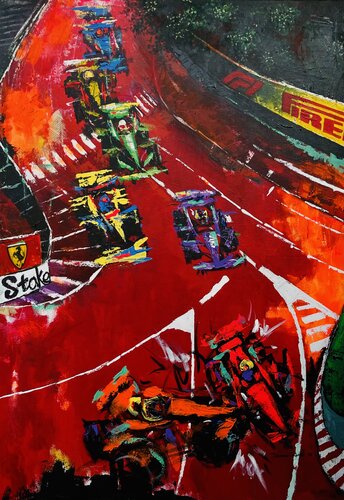 F1 by Gabriel Jideonwor, Painting for Sale on Select