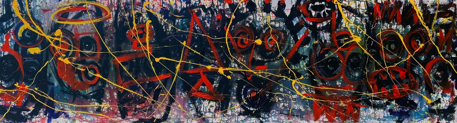 Inequality Gabriel Jideonwor Original painting for sale