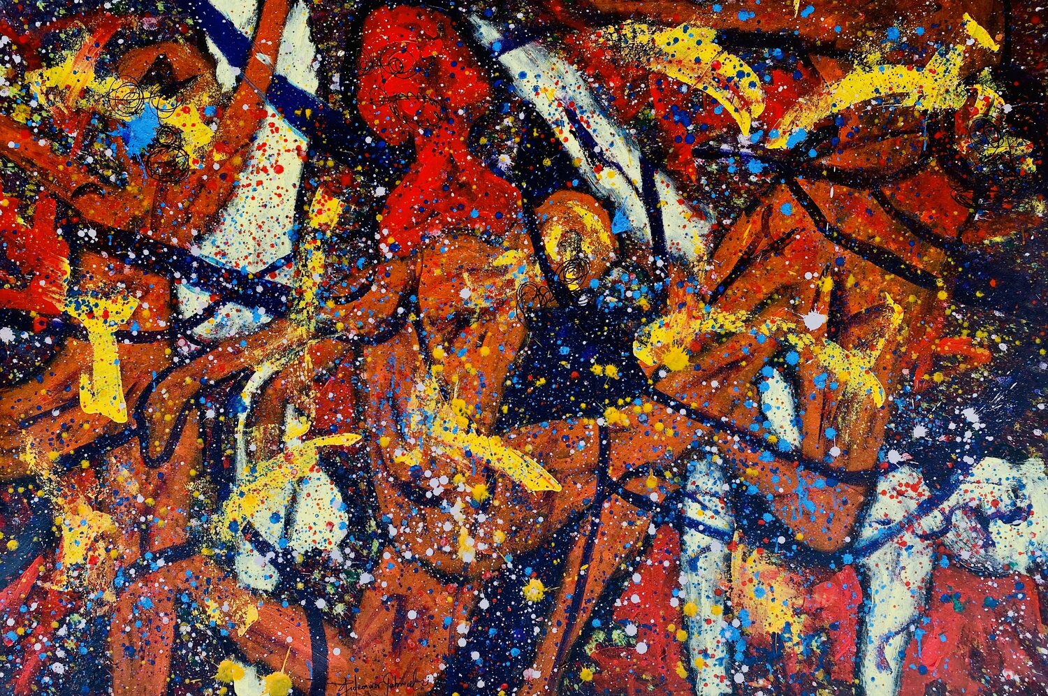 Diversity Gabriel Jideonwor Original painting for sale