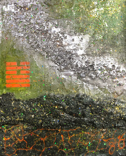 hexagram 5: patience. by Jason Lincoln Jeffers, Painting for Sale on Select